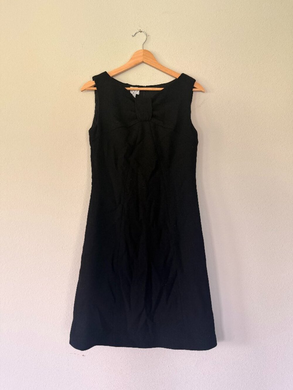 Vintage Armani Collezioni Black Mini Dress, Made in Italy - Sz 8